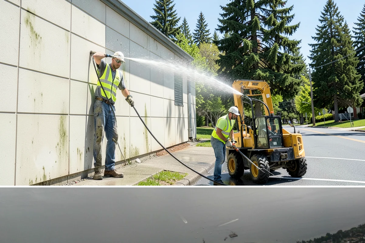 Asphalt Overlay in Des Moines, King County, WA - Overlays are a summer operation, scheduled when sustained dry, warm weather allows proper compaction and bonding.