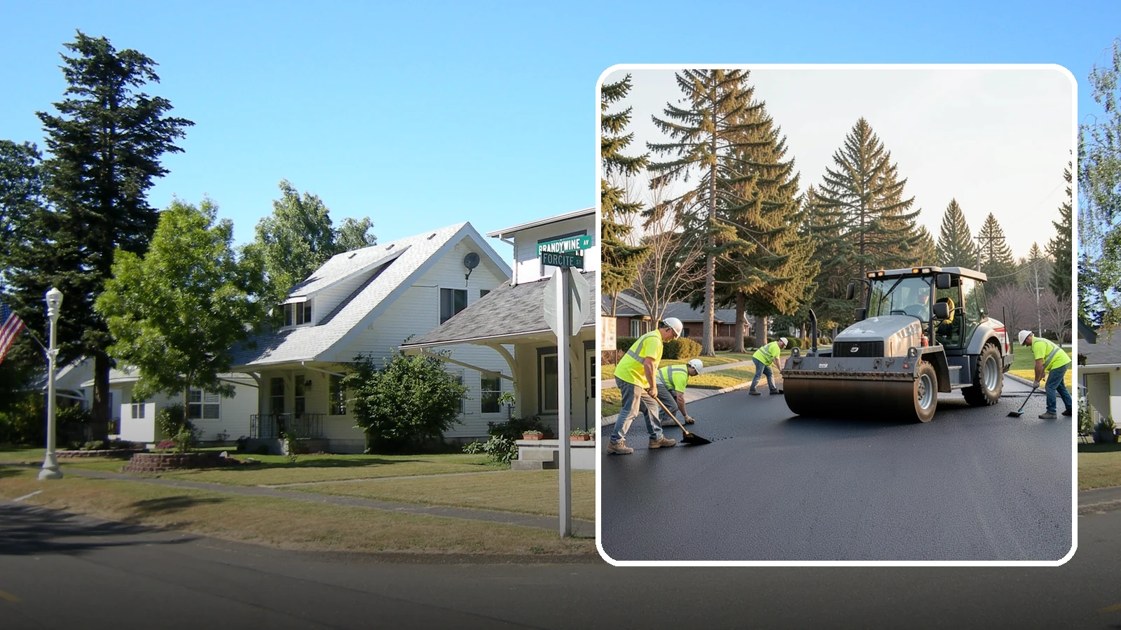 Asphalt Overlay in DuPont, Pierce County, WA - Asphalt overlays that extend pavement life across streets, lots, and trails without full reconstruction.