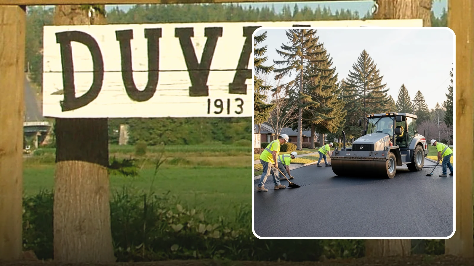 Asphalt Overlay in Duvall, King County, WA - Asphalt overlays that extend pavement life across streets, lots, and trails without full reconstruction.