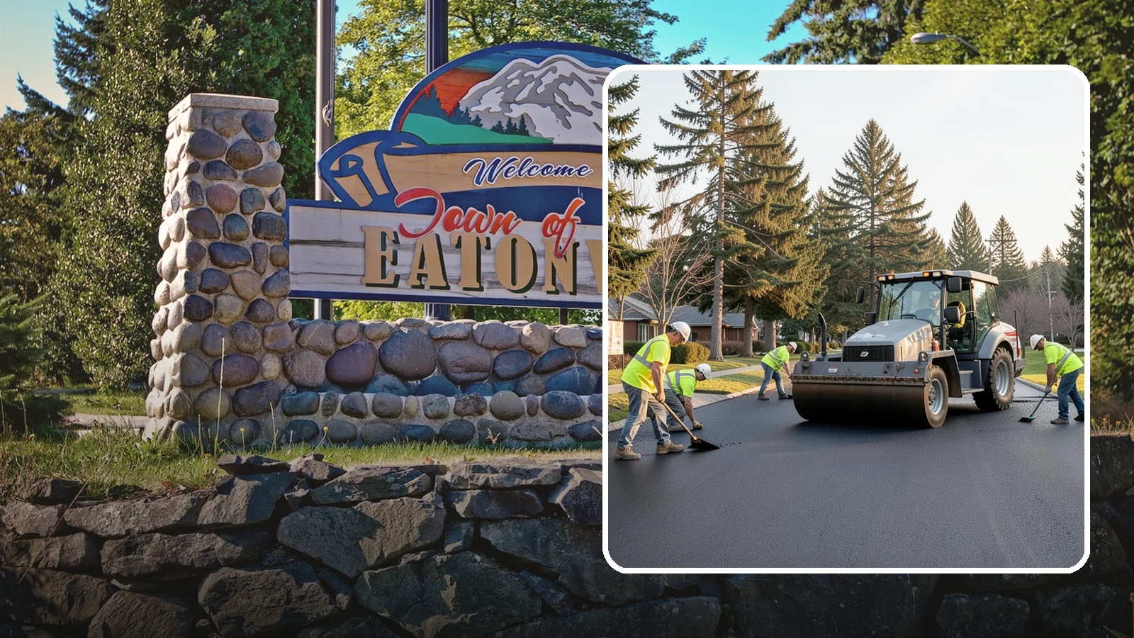 Asphalt Overlay in Eatonville, Pierce County, WA - Asphalt overlays that extend pavement life across streets, lots, and trails without full reconstruction.