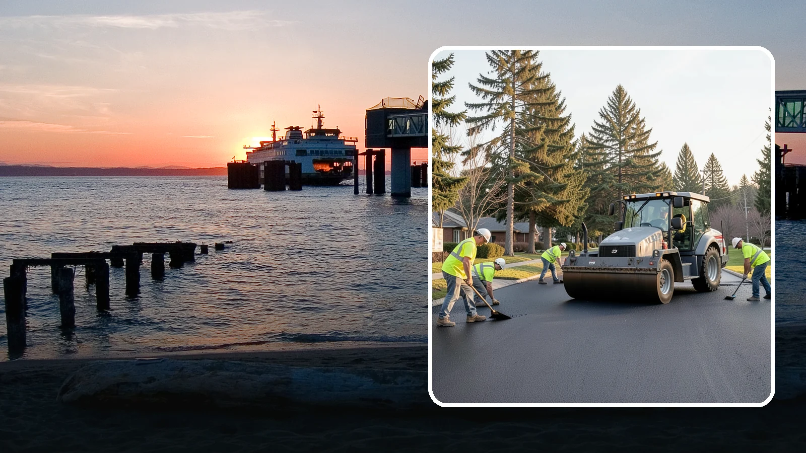 Asphalt Overlay in Edmonds, Snohomish County, WA - Asphalt overlays that extend pavement life across streets, lots, and trails without full reconstruction.