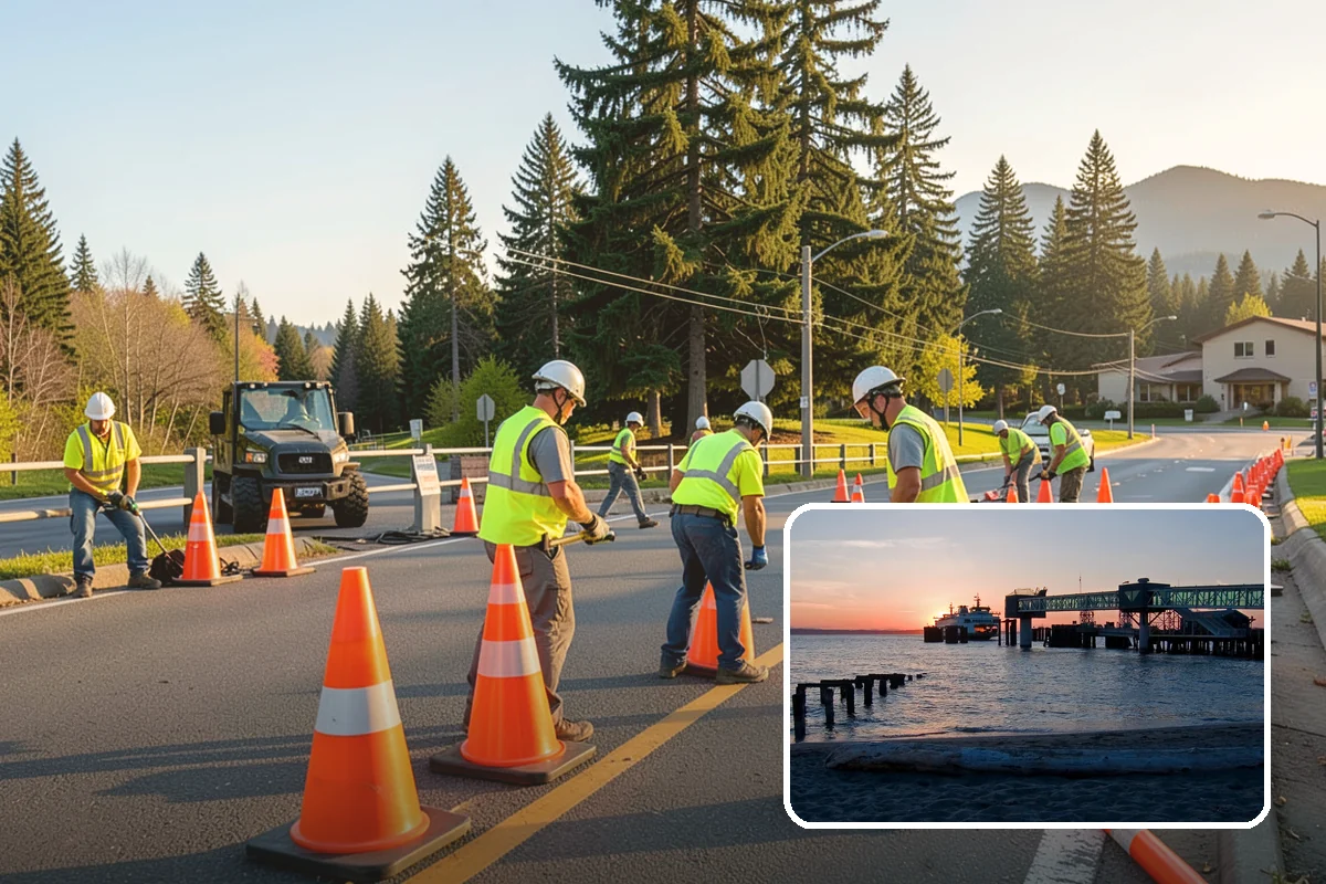 Asphalt Overlay in Edmonds, Snohomish County, WA - Extends pavement life at a fraction of reconstruction cost
