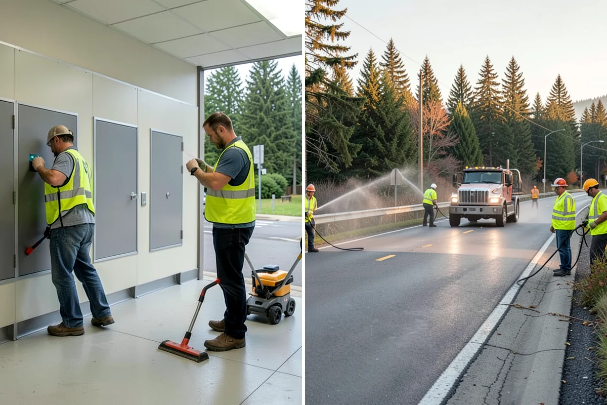 Asphalt Overlay in Federal Way, King County, WA - Inspect the surface and repair localized base failures