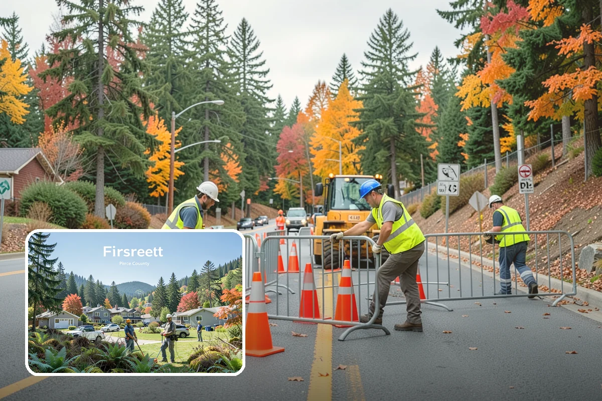 Asphalt Overlay in Fircrest, Pierce County, WA - Extends pavement life at a fraction of reconstruction cost