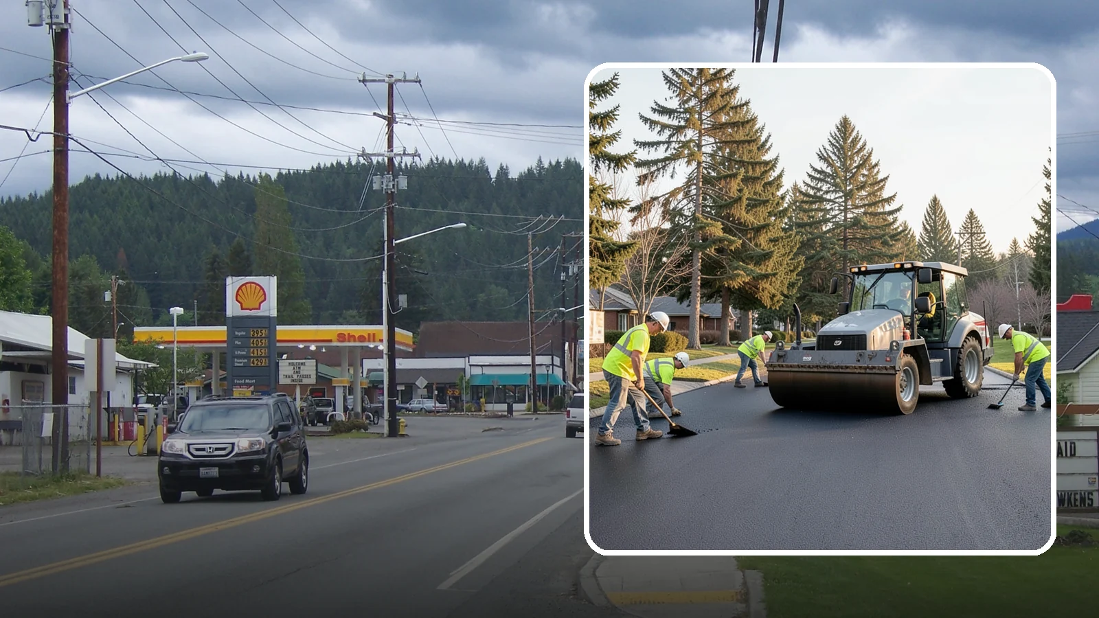 Asphalt Overlay in Granite Falls, Snohomish County, WA - Asphalt overlays that extend pavement life across streets, lots, and trails without full reconstruction.