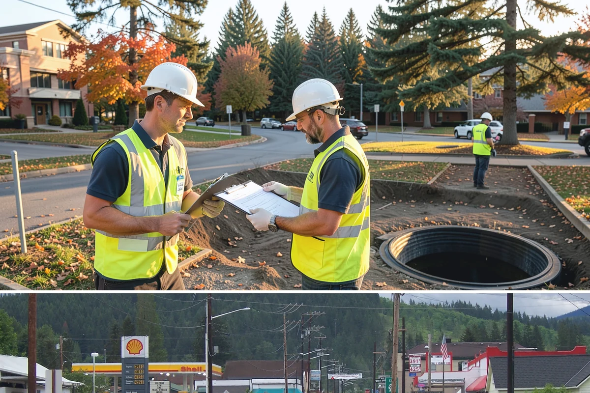 Asphalt Overlay in Granite Falls, Snohomish County, WA - Overlays are a summer operation, scheduled when sustained dry, warm weather allows proper compaction and bonding.