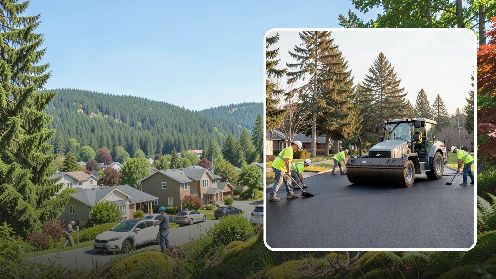 Asphalt Overlay in Index, Snohomish County, WA - Asphalt overlays that extend pavement life across streets, lots, and trails without full reconstruction.