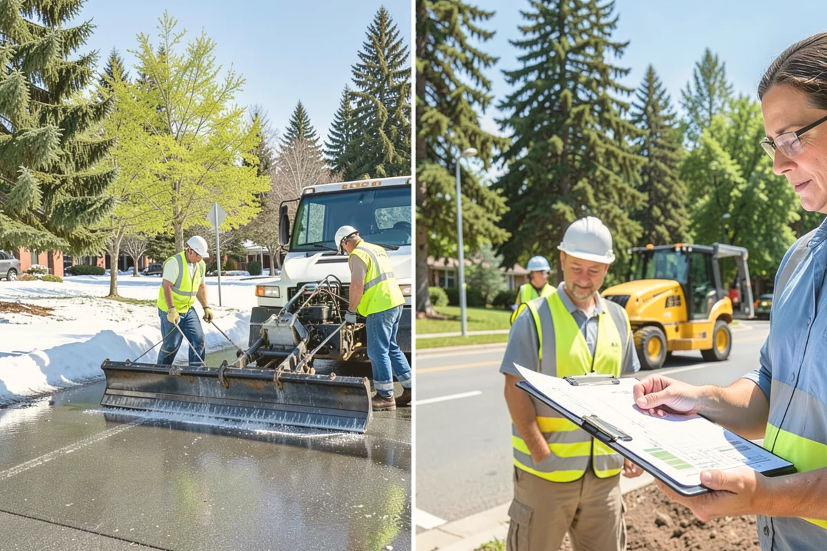 Asphalt Overlay in Kent, King County, WA - Inspect the surface and repair localized base failures