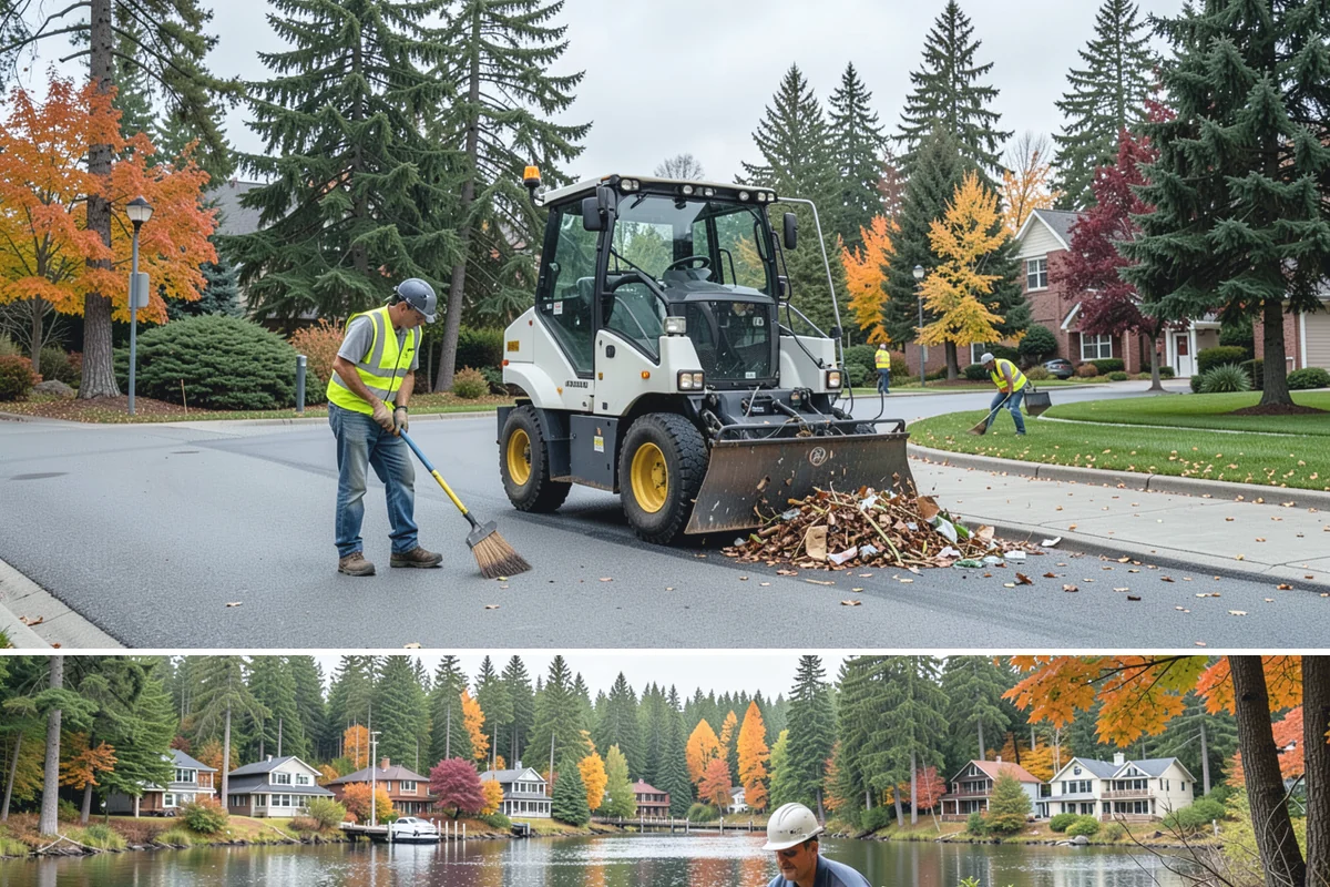 Asphalt Overlay in La Conner, Skagit County, WA - Overlays are a summer operation, scheduled when sustained dry, warm weather allows proper compaction and bonding.