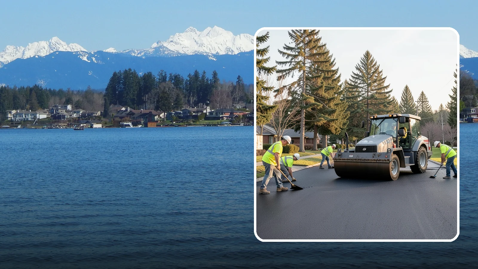 Asphalt Overlay in Lake Stevens, Snohomish County, WA - Asphalt overlays that extend pavement life across streets, lots, and trails without full reconstruction.