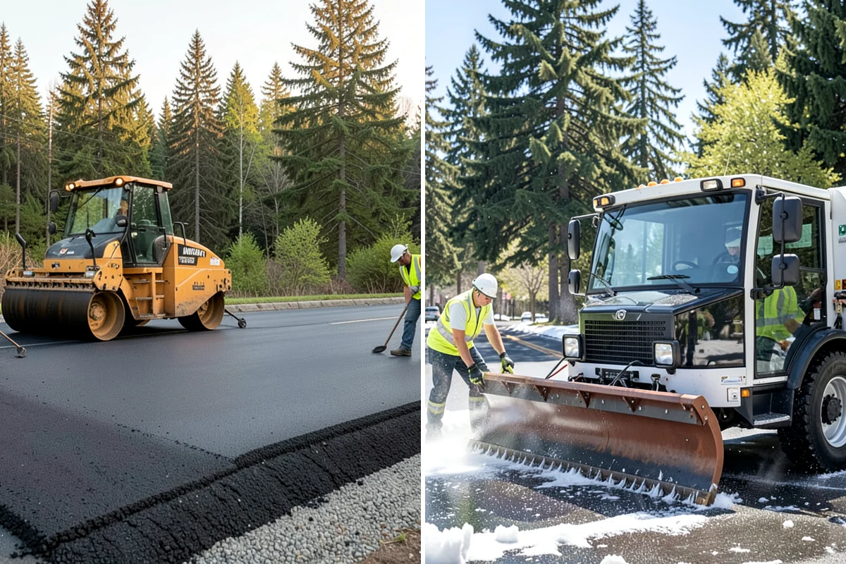 Asphalt Overlay in Lakewood, Pierce County, WA - Inspect the surface and repair localized base failures