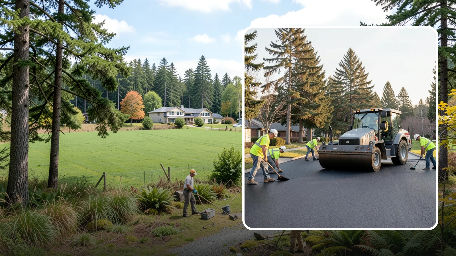 Asphalt Overlay in Lyman, Skagit County, WA - Asphalt overlays that extend pavement life across streets, lots, and trails without full reconstruction.