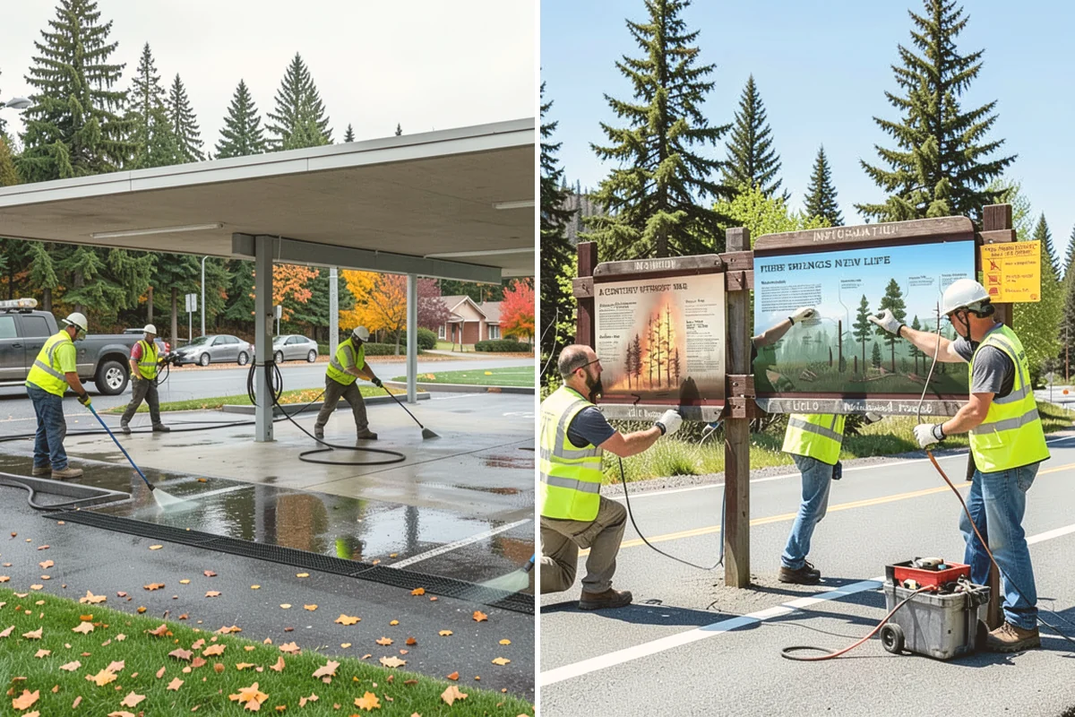 Asphalt Overlay in Lynnwood, Snohomish County, WA - Inspect the surface and repair localized base failures