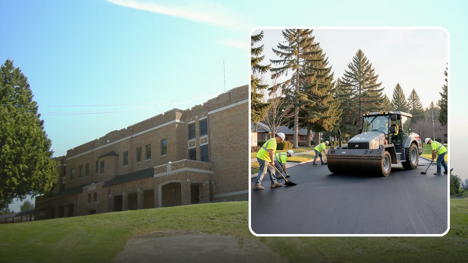 Asphalt Overlay in Maple Valley, King County, WA - Asphalt overlays that extend pavement life across streets, lots, and trails without full reconstruction.