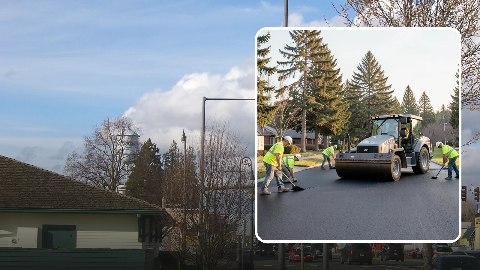 Asphalt Overlay in Marysville, Snohomish County, WA - Asphalt overlays that extend pavement life across streets, lots, and trails without full reconstruction.