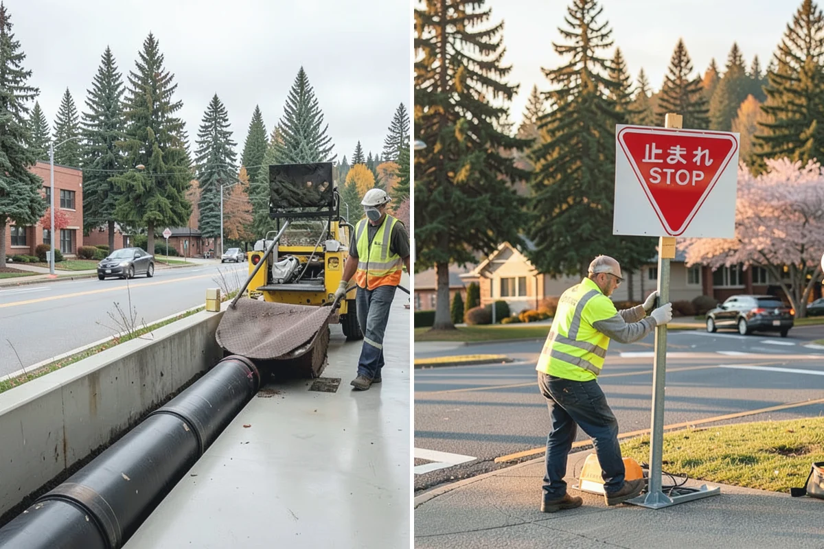 Asphalt Overlay in Marysville, Snohomish County, WA - Inspect the surface and repair localized base failures