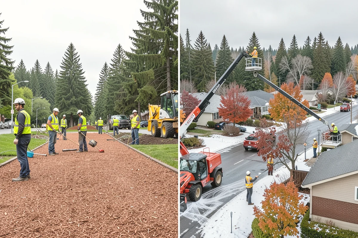 Asphalt Overlay in Mercer Island, King County, WA - Inspect the surface and repair localized base failures