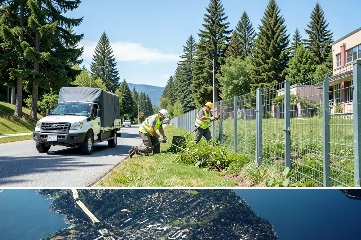 Asphalt Overlay in Mercer Island, King County, WA - Overlays are a summer operation, scheduled when sustained dry, warm weather allows proper compaction and bonding.