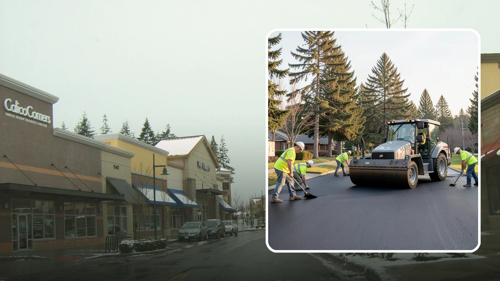Asphalt Overlay in Mill Creek, Snohomish County, WA - Asphalt overlays that extend pavement life across streets, lots, and trails without full reconstruction.