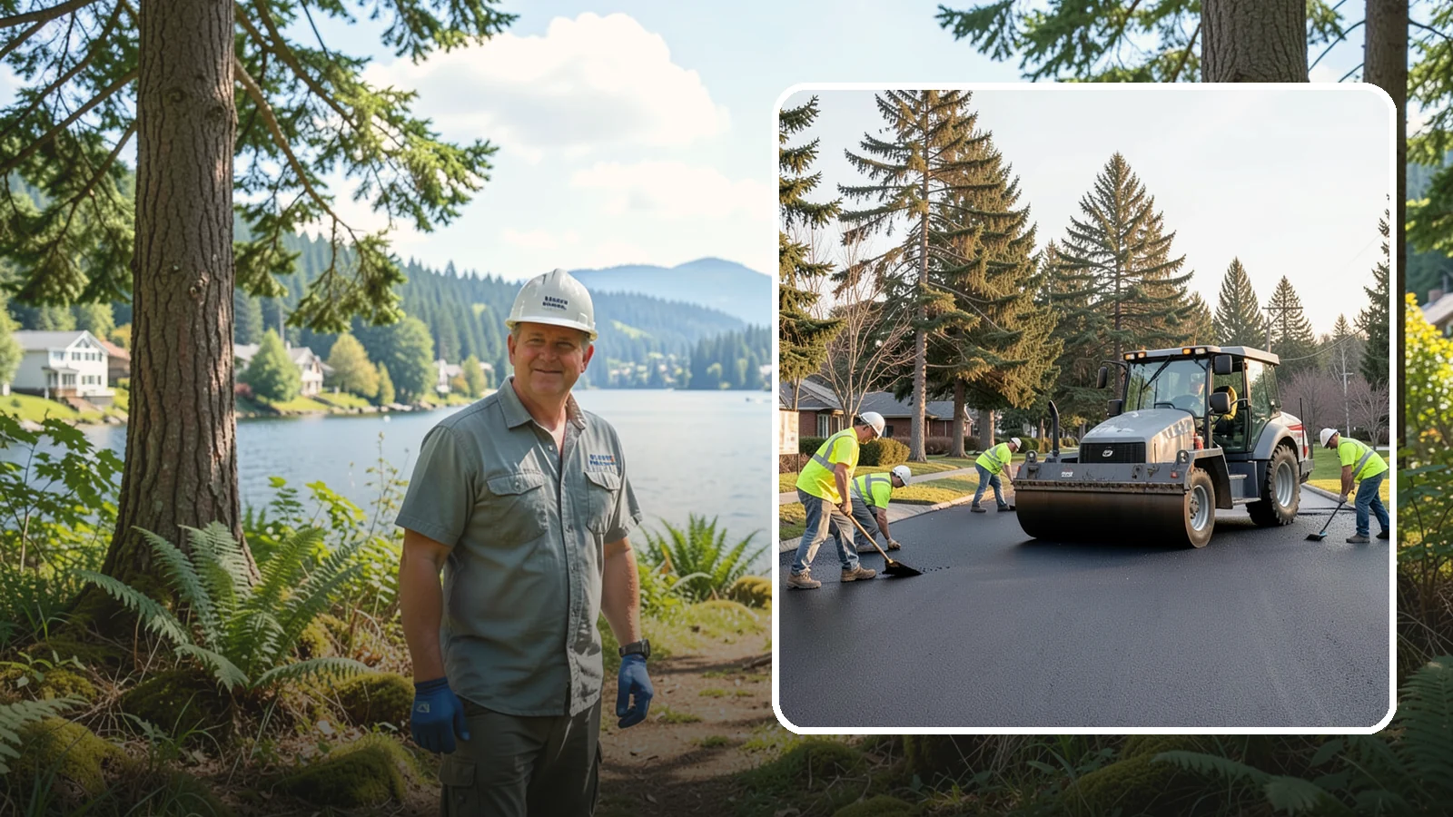Asphalt Overlay in Milton, King County, WA - Asphalt overlays that extend pavement life across streets, lots, and trails without full reconstruction.