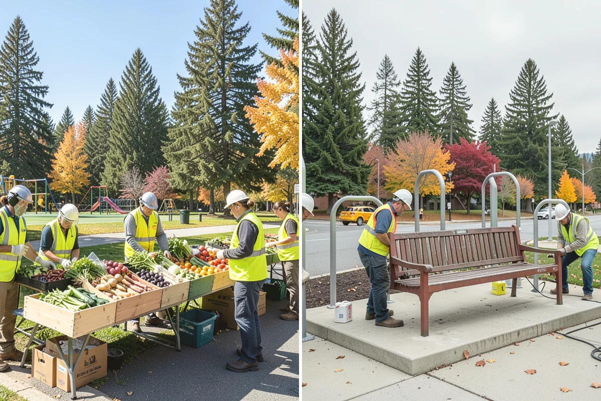Asphalt Overlay in Oak Harbor, Island County, WA - Inspect the surface and repair localized base failures