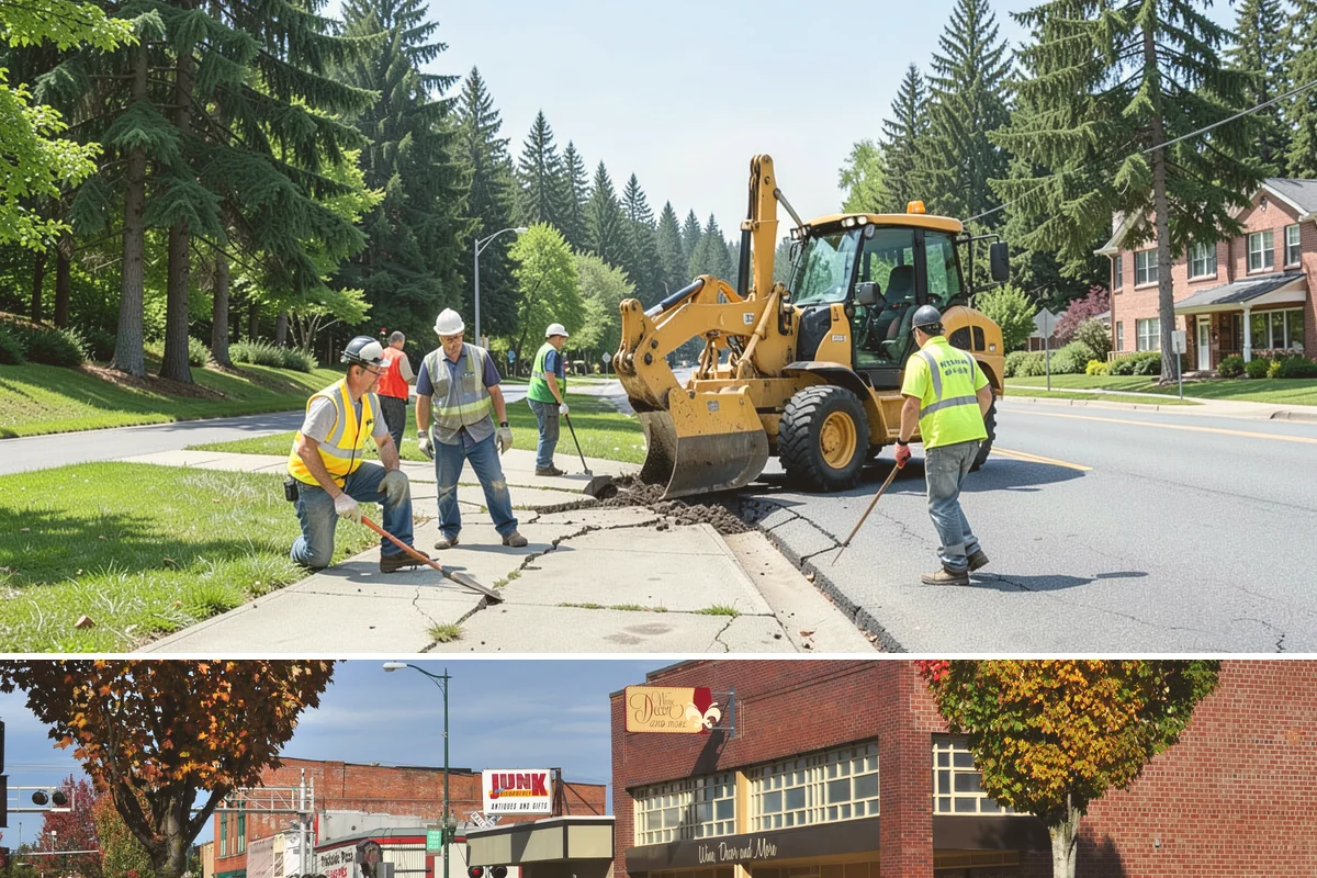 Asphalt Overlay in Puyallup, Pierce County, WA - Overlays are a summer operation, scheduled when sustained dry, warm weather allows proper compaction and bonding.