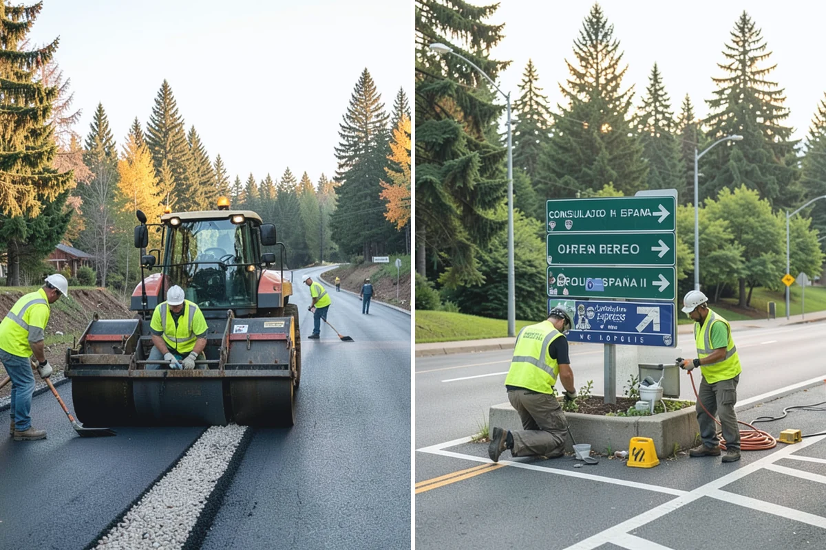 Asphalt Overlay in Renton, King County, WA - Inspect the surface and repair localized base failures