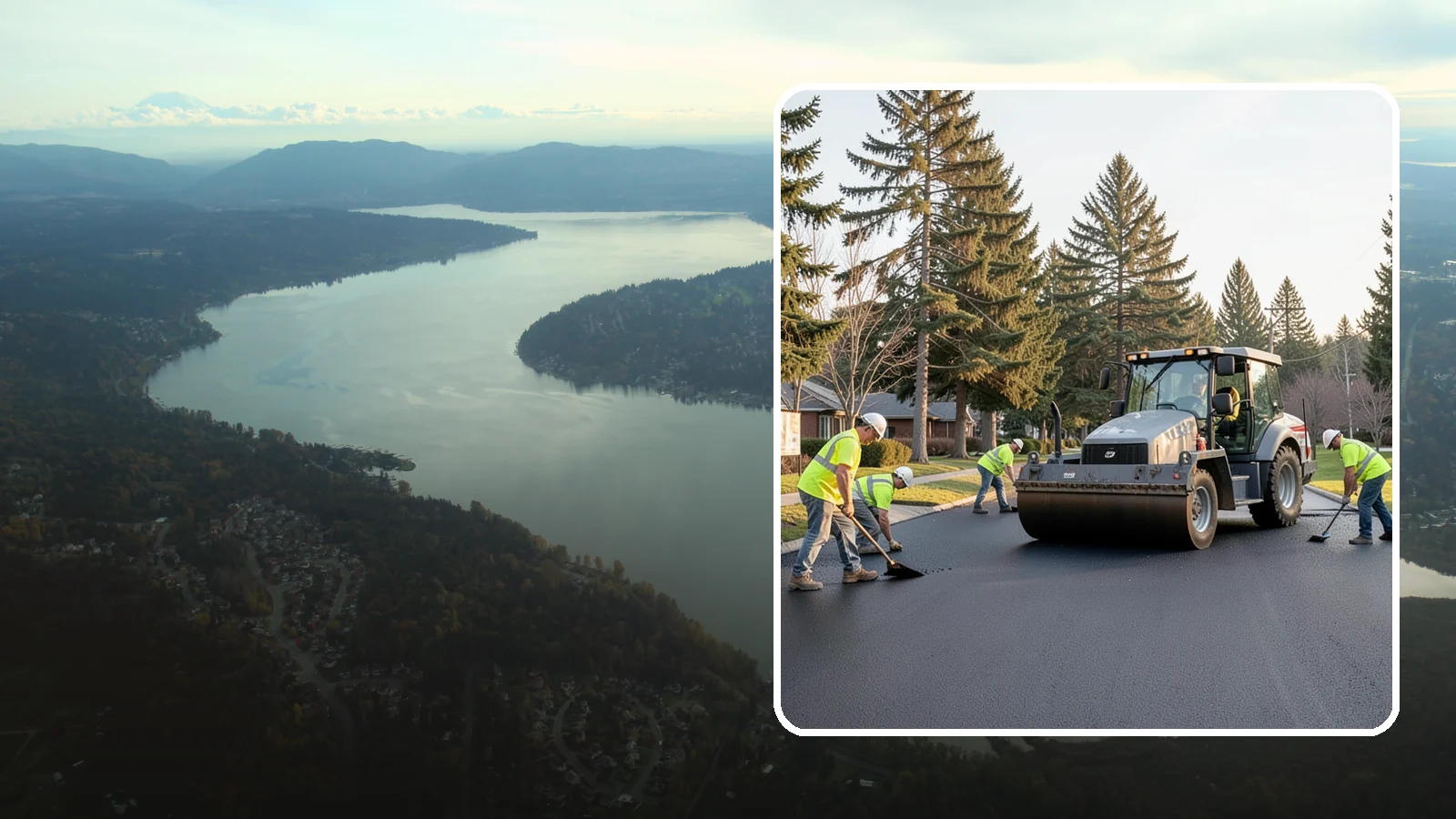 Asphalt Overlay in Sammamish, King County, WA - Asphalt overlays that extend pavement life across streets, lots, and trails without full reconstruction.