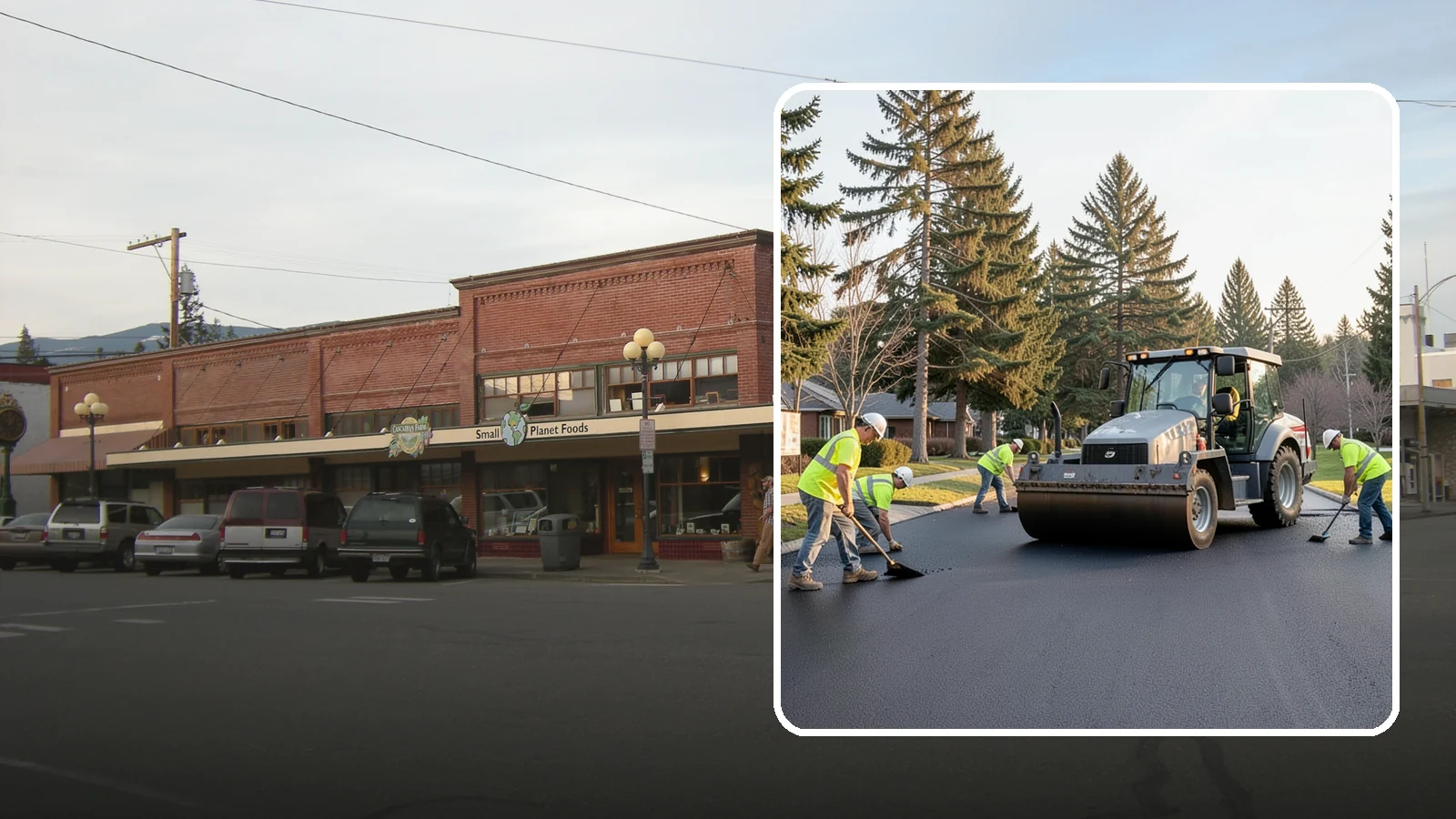 Asphalt Overlay in Sedro-Woolley, Skagit County, WA - Asphalt overlays that extend pavement life across streets, lots, and trails without full reconstruction.