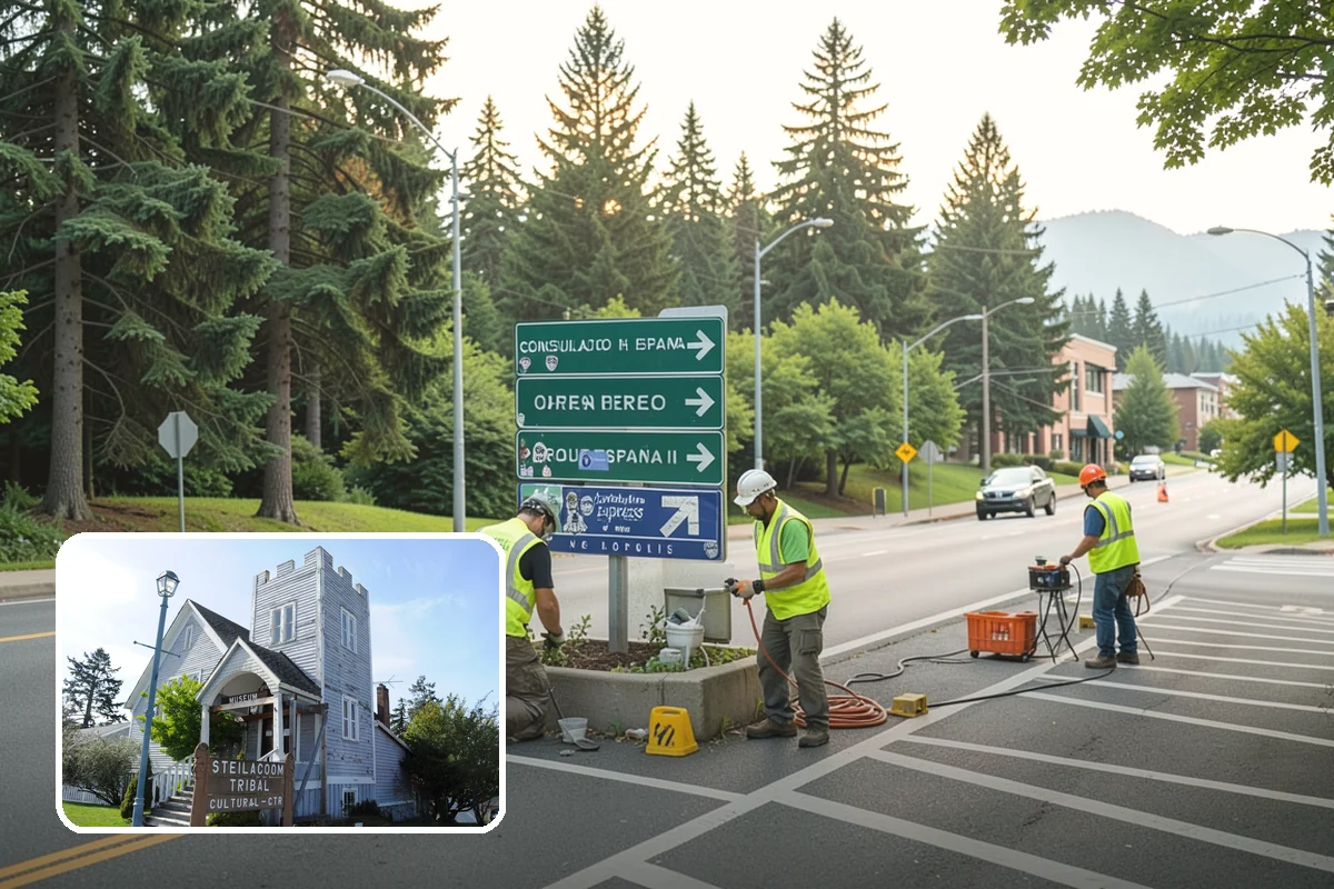 Asphalt Overlay in Steilacoom, Pierce County, WA - Extends pavement life at a fraction of reconstruction cost