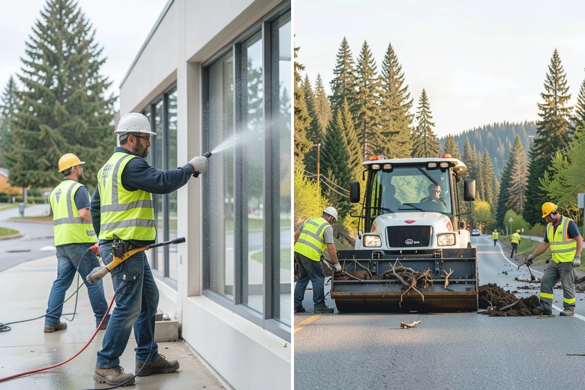 Asphalt Overlay in Sumner, Pierce County, WA - Inspect the surface and repair localized base failures