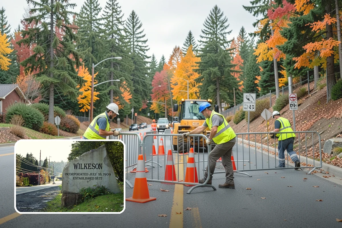 Asphalt Overlay in Wilkeson, Pierce County, WA - Extends pavement life at a fraction of reconstruction cost