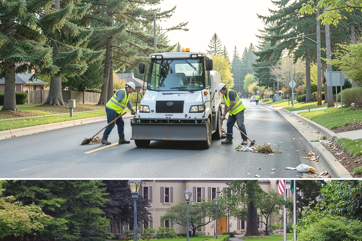 Asphalt Overlay in Woodinville, King County, WA - Overlays are a summer operation, scheduled when sustained dry, warm weather allows proper compaction and bonding.