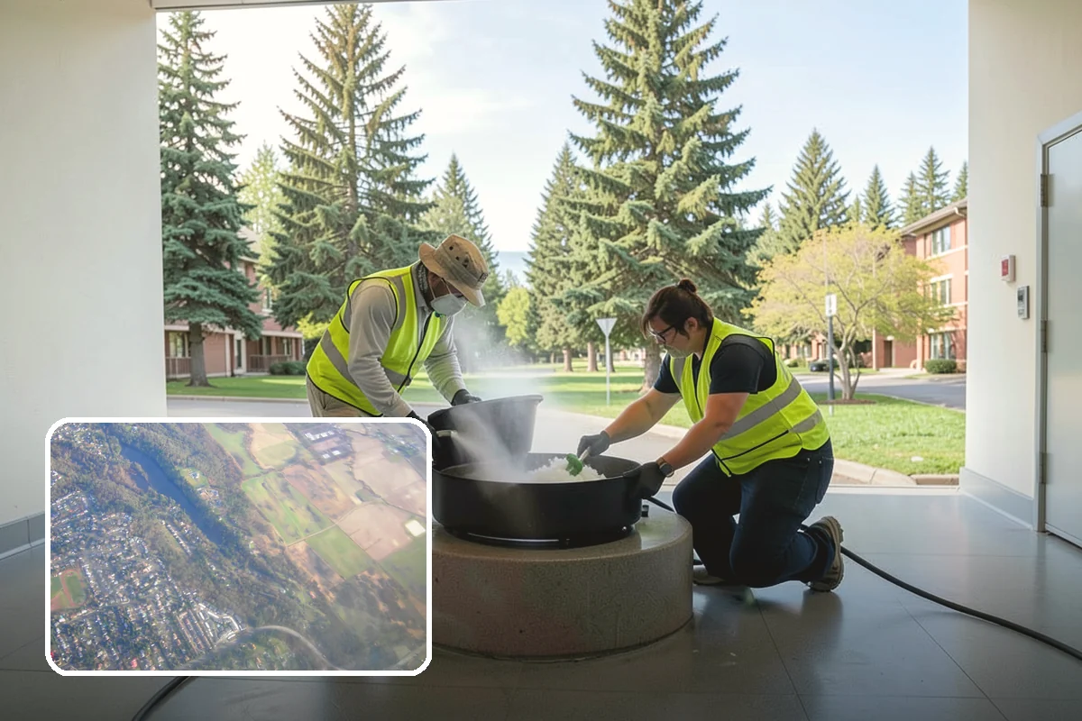 Asphalt Patching in Algona, King County, WA - Failures cut back to sound pavement for lasting repairs