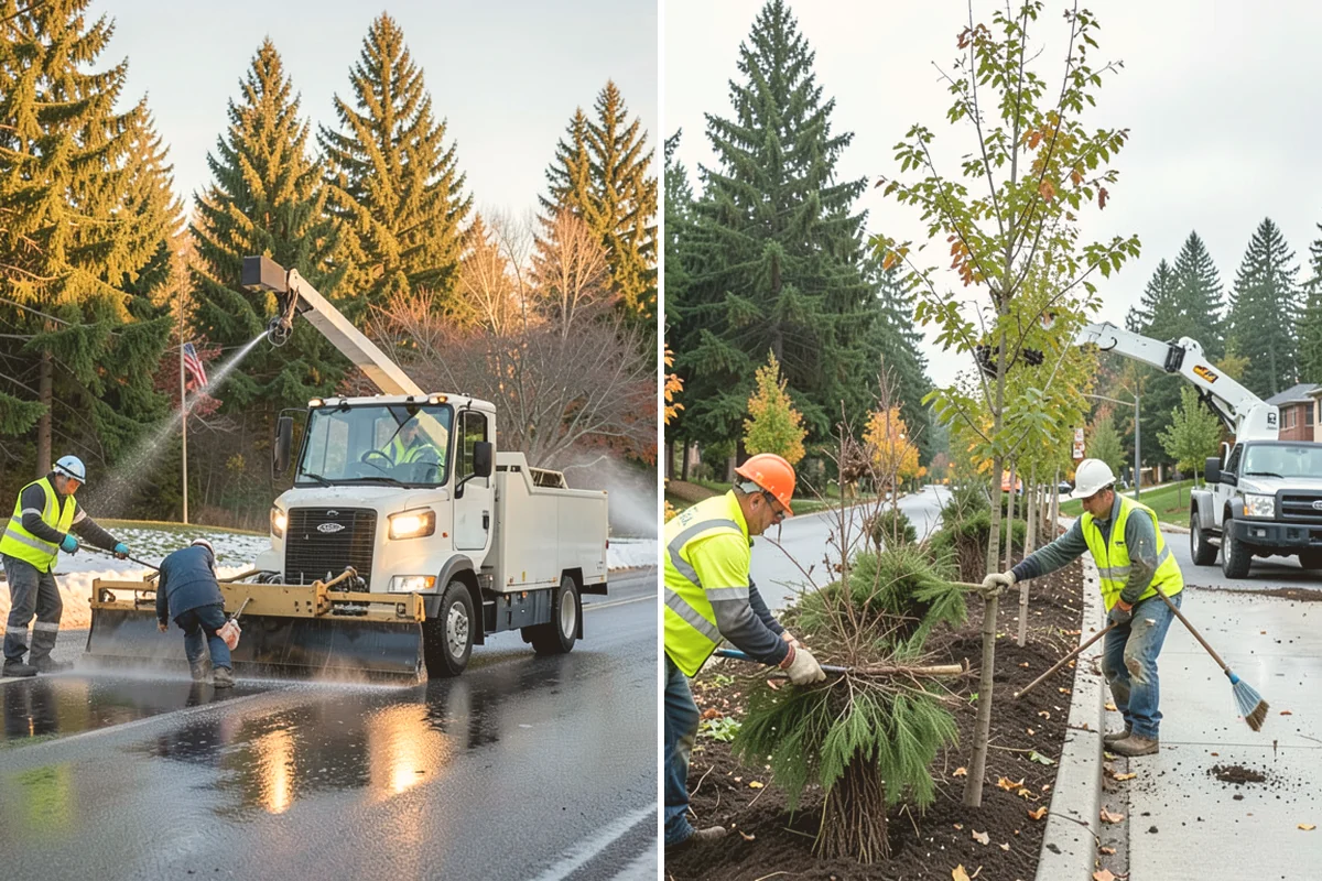 Asphalt Patching in Algona, King County, WA - Mark and saw-cut the failed area to square edges