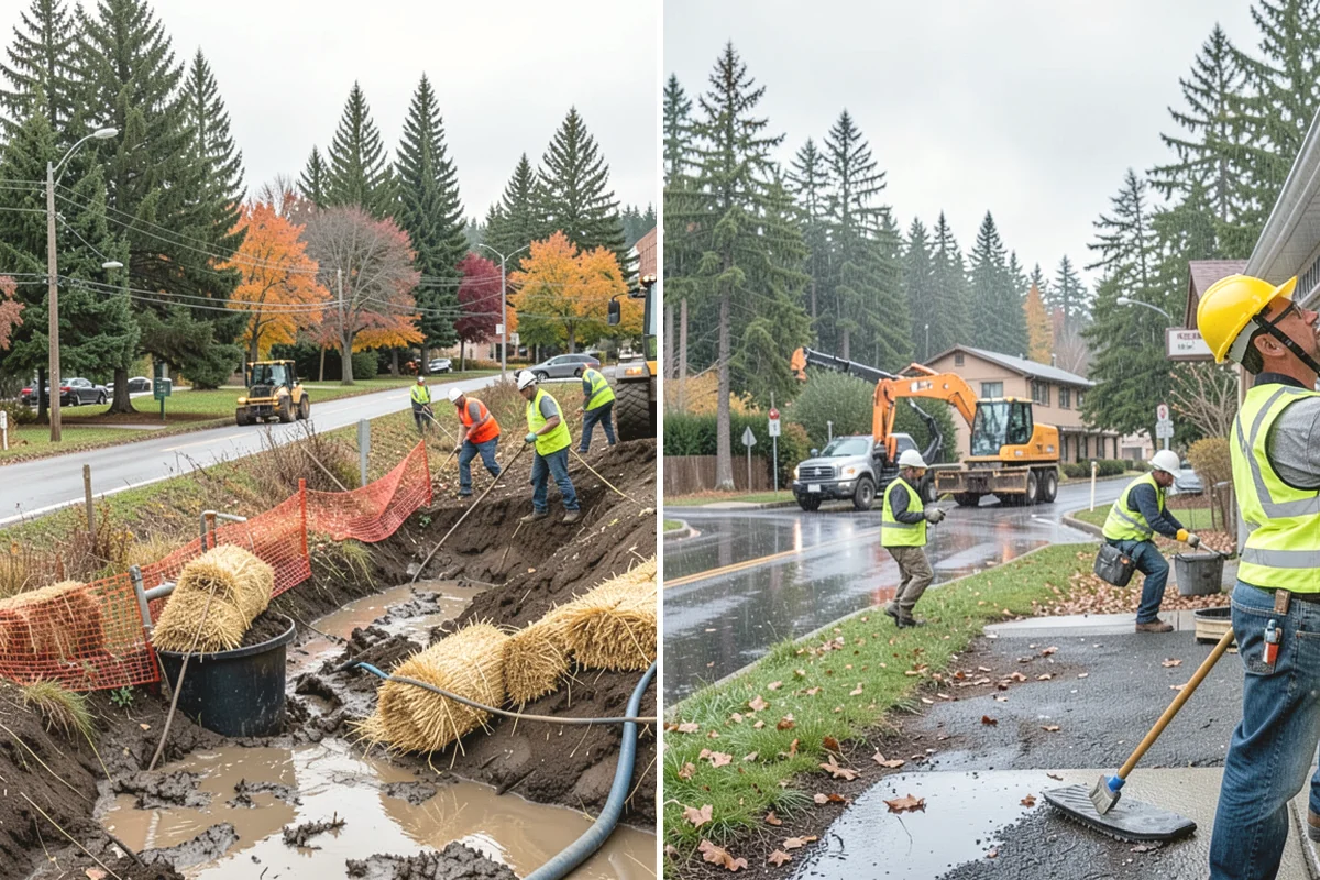 Asphalt Patching in Anacortes, Skagit County, WA - Mark and saw-cut the failed area to square edges