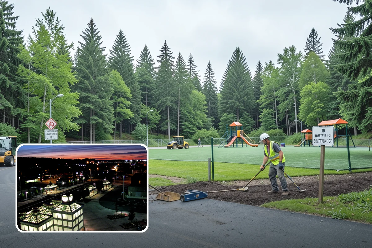 Asphalt Patching in Auburn, King County, WA - Failures cut back to sound pavement for lasting repairs