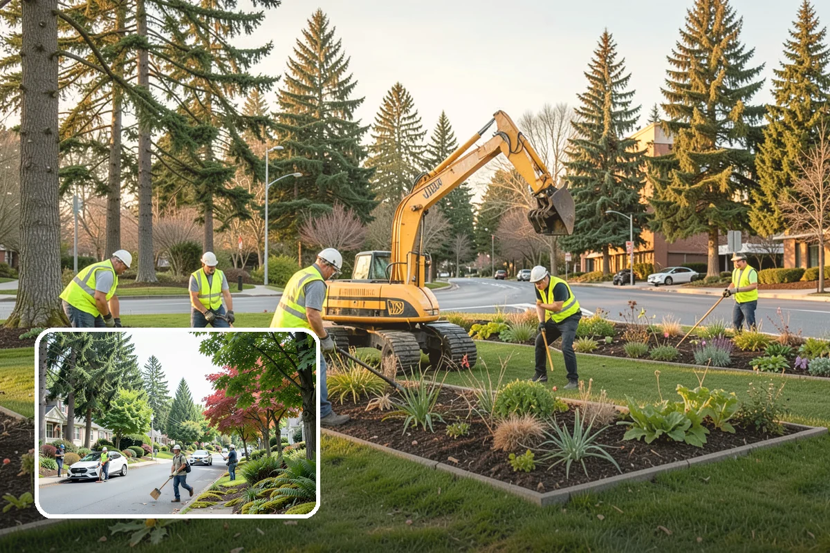 Asphalt Patching in Beaux Arts Village, King County, WA - Failures cut back to sound pavement for lasting repairs