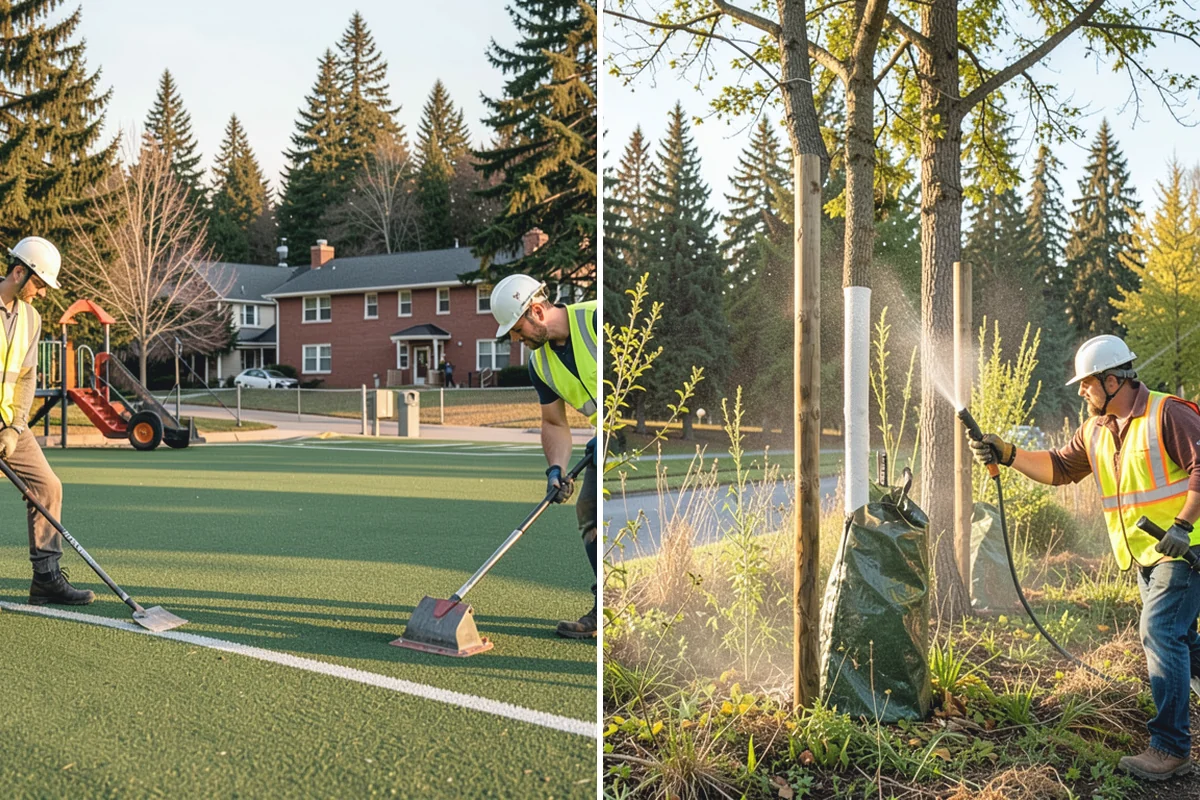 Asphalt Patching in Bonney Lake, Pierce County, WA - Mark and saw-cut the failed area to square edges