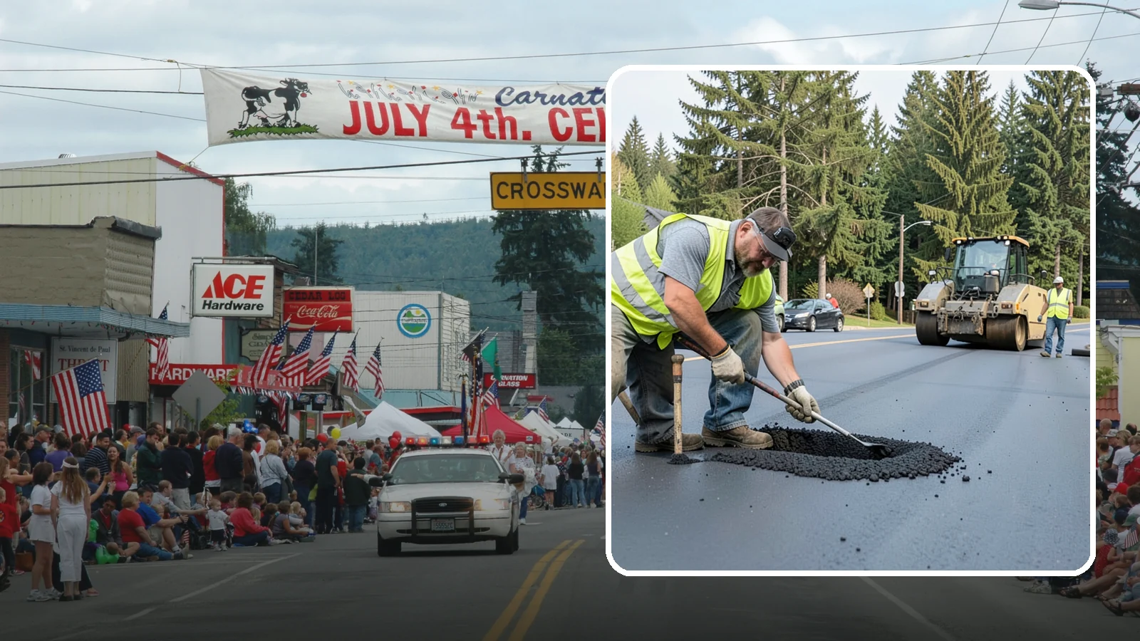 Asphalt Patching in Carnation, King County, WA - Durable asphalt patching that restores failed pavement sections, utility cuts, and localized potholes.