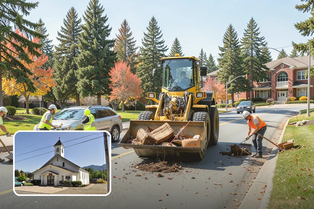 Asphalt Patching in Concrete, Skagit County, WA - Failures cut back to sound pavement for lasting repairs
