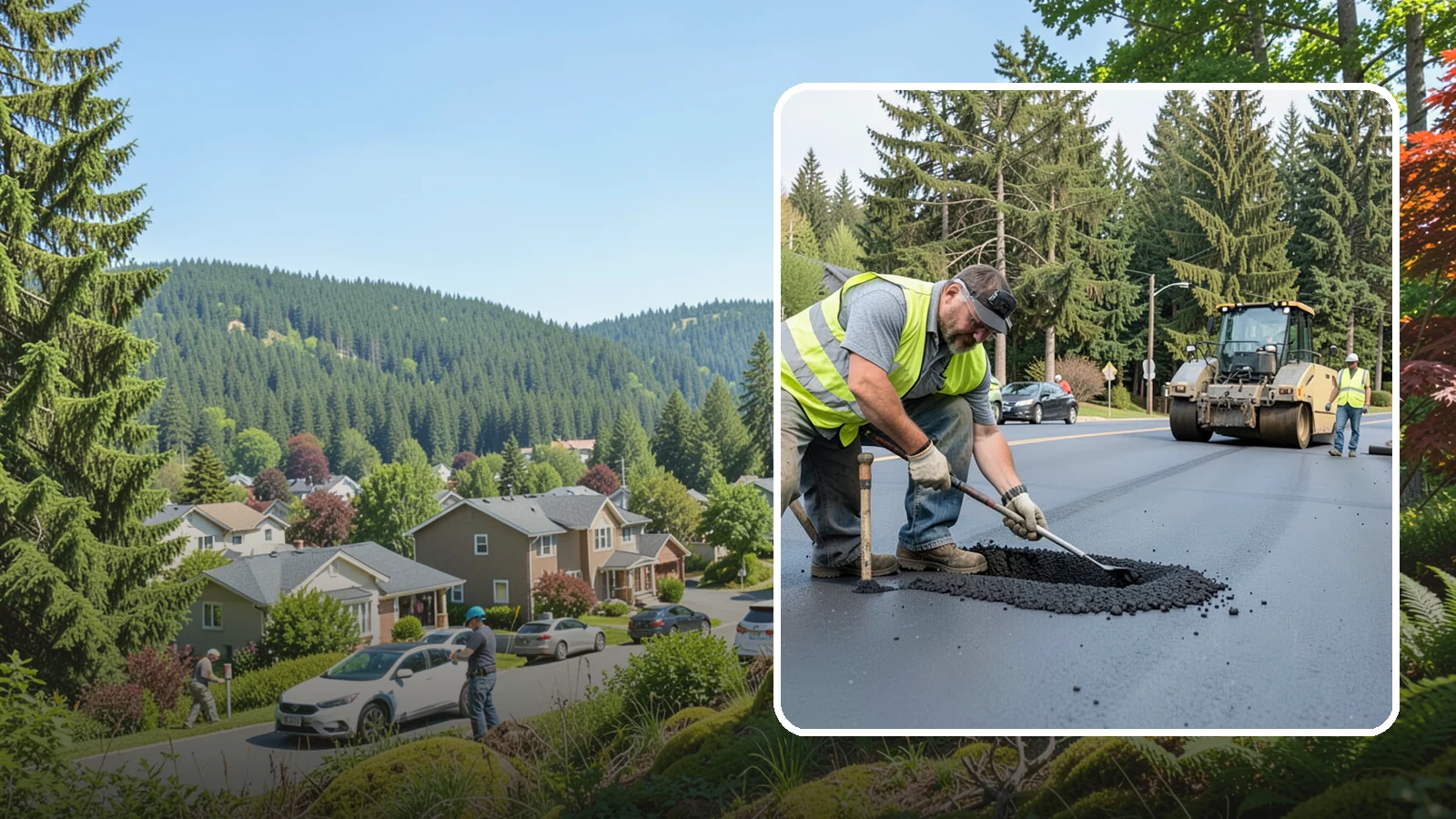 Asphalt Patching in Index, Snohomish County, WA - Durable asphalt patching that restores failed pavement sections, utility cuts, and localized potholes.