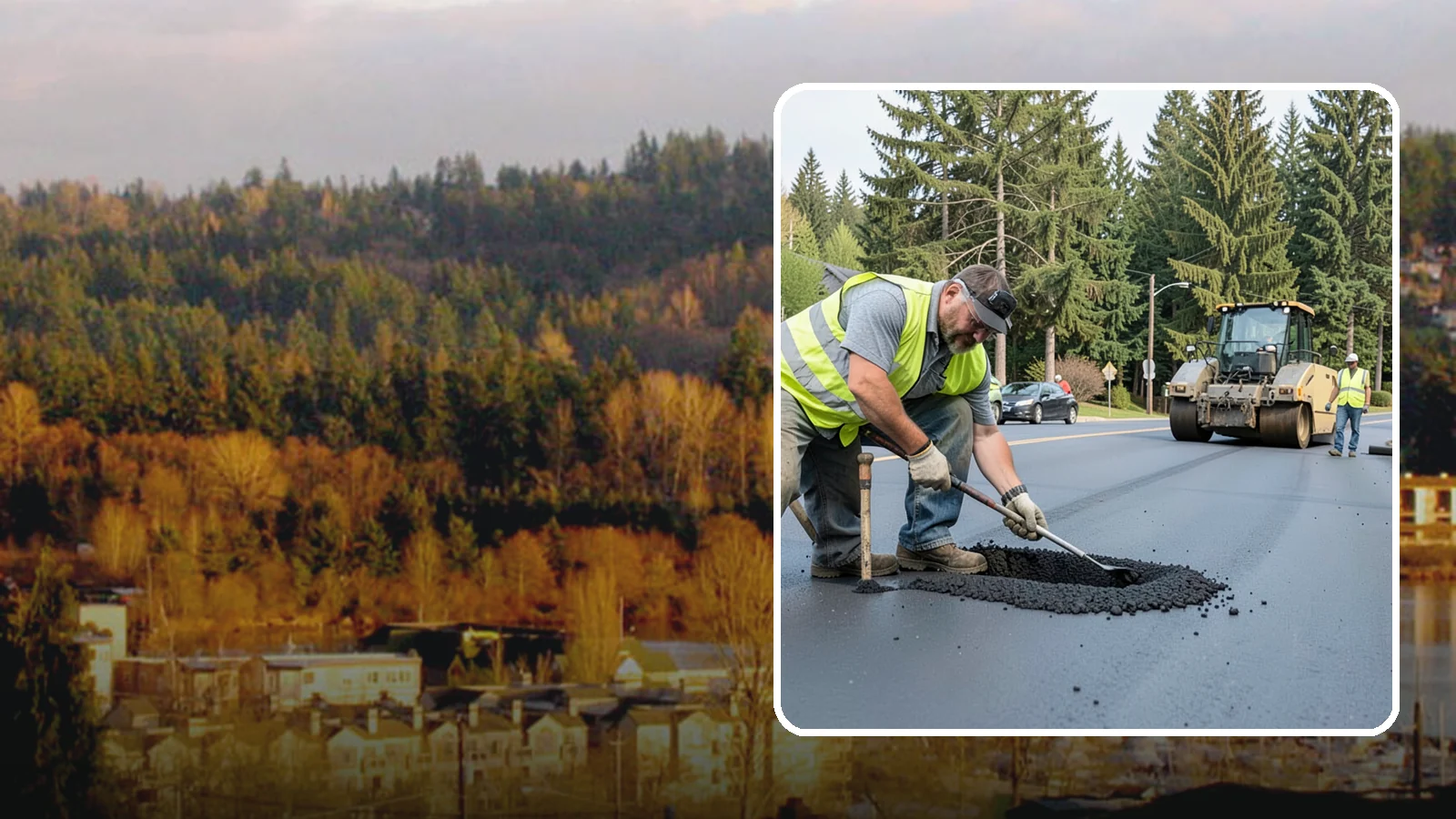Asphalt Patching in Kenmore, King County, WA - Durable asphalt patching that restores failed pavement sections, utility cuts, and localized potholes.