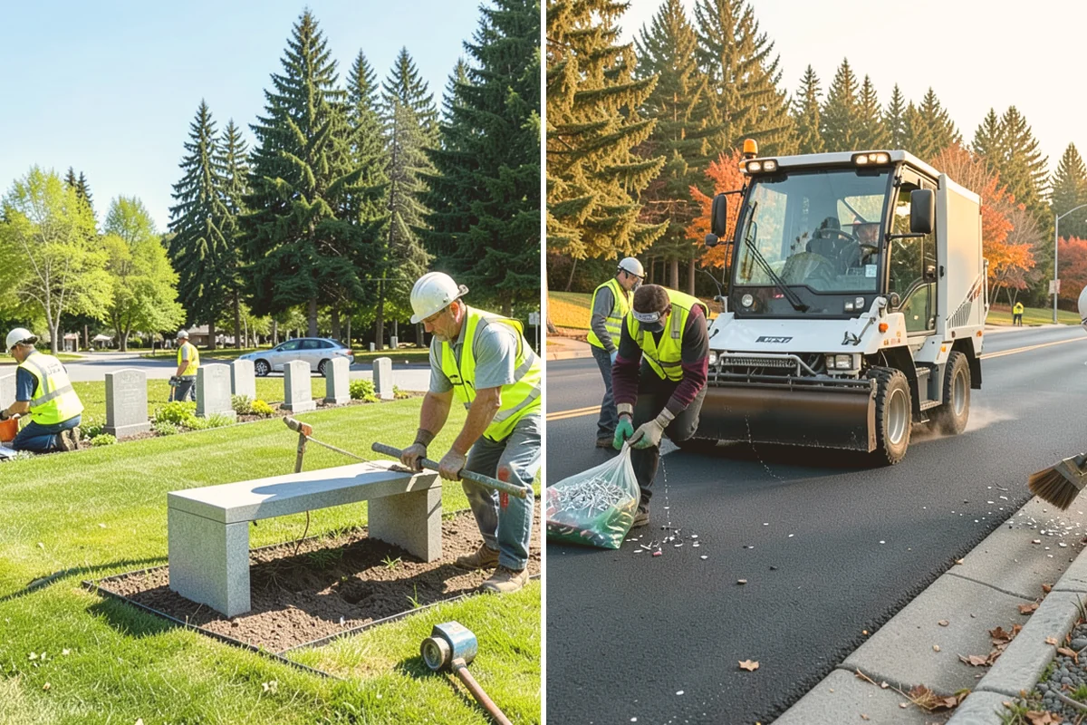 Asphalt Patching in Kirkland, King County, WA - Mark and saw-cut the failed area to square edges