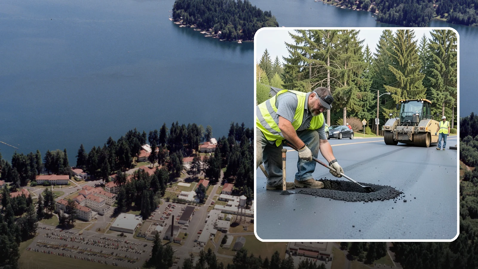 Asphalt Patching in Lakewood, Pierce County, WA - Durable asphalt patching that restores failed pavement sections, utility cuts, and localized potholes.