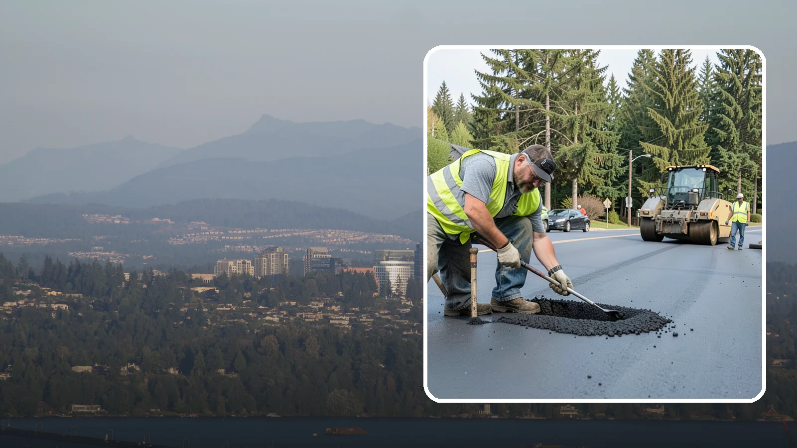 Asphalt Patching in Medina, King County, WA - Durable asphalt patching that restores failed pavement sections, utility cuts, and localized potholes.
