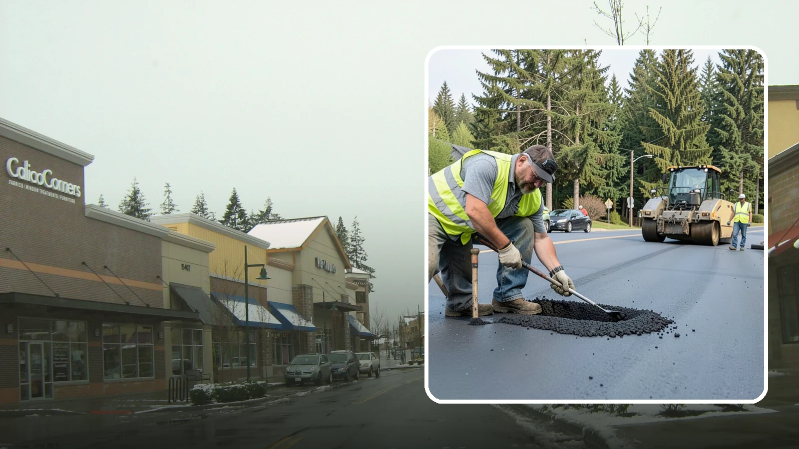 Asphalt Patching in Mill Creek, Snohomish County, WA - Durable asphalt patching that restores failed pavement sections, utility cuts, and localized potholes.
