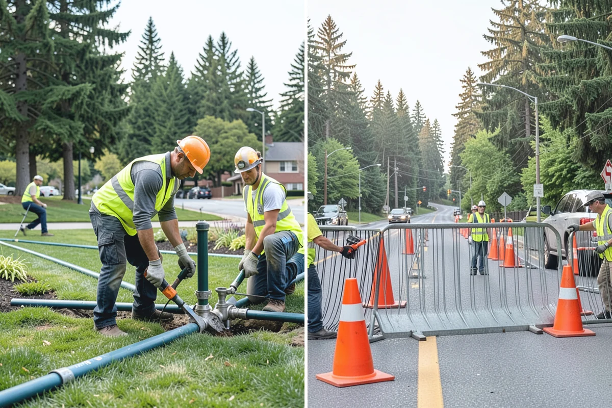 Asphalt Patching in Roy, Pierce County, WA - Mark and saw-cut the failed area to square edges