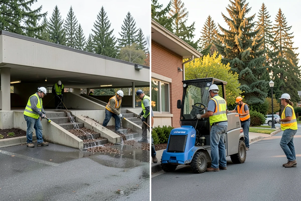 Asphalt Patching in Snoqualmie, King County, WA - Mark and saw-cut the failed area to square edges
