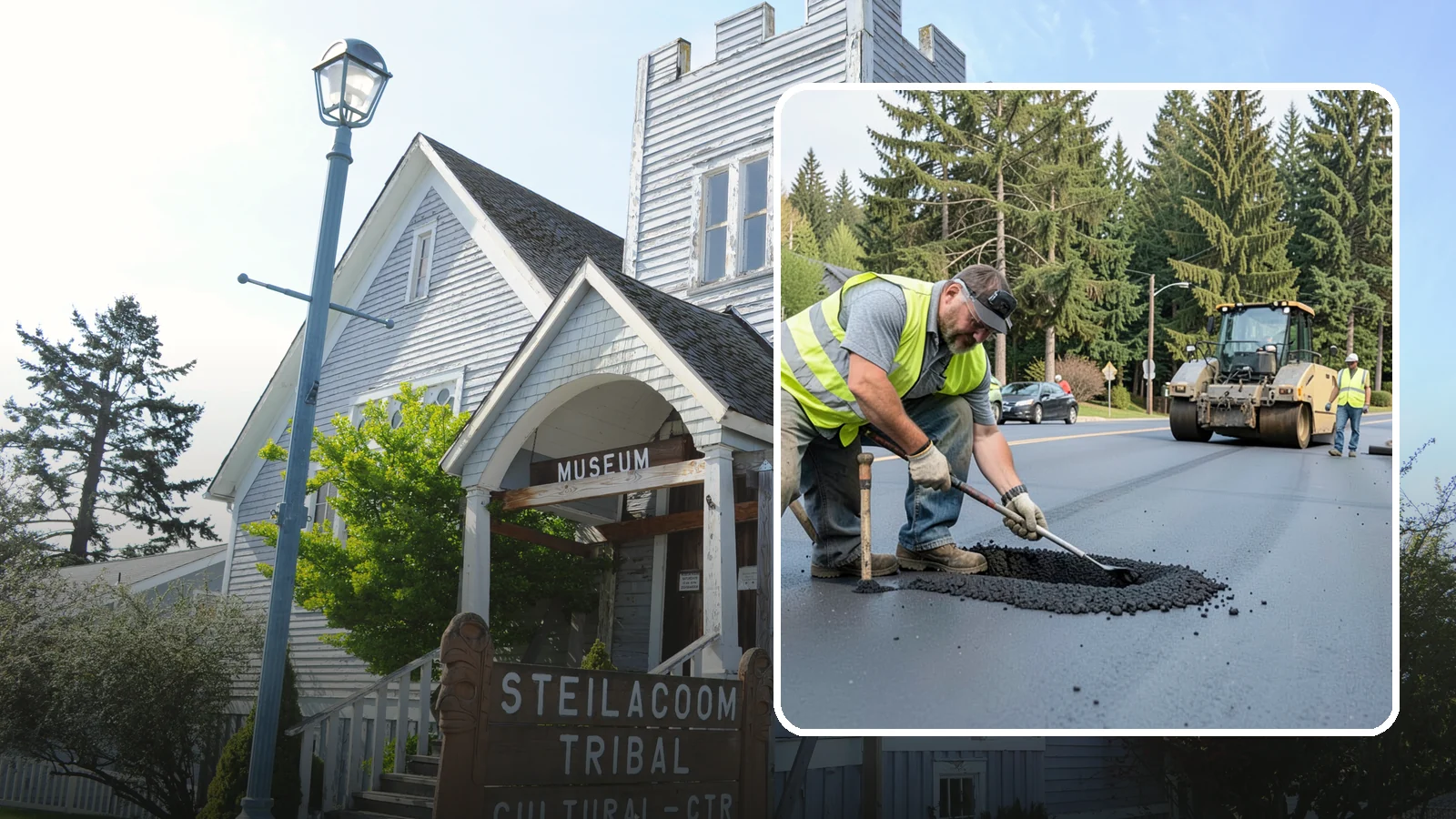 Asphalt Patching in Steilacoom, Pierce County, WA - Durable asphalt patching that restores failed pavement sections, utility cuts, and localized potholes.